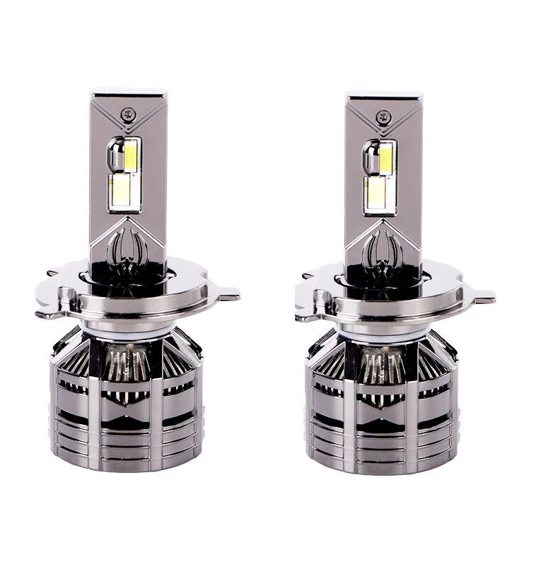2 x LED H4 Headlights Bulbs Lamp Car Truck Lorry Lights Vehicle Hi/Low Beam 80W 12V 24V 6500K 12000LM