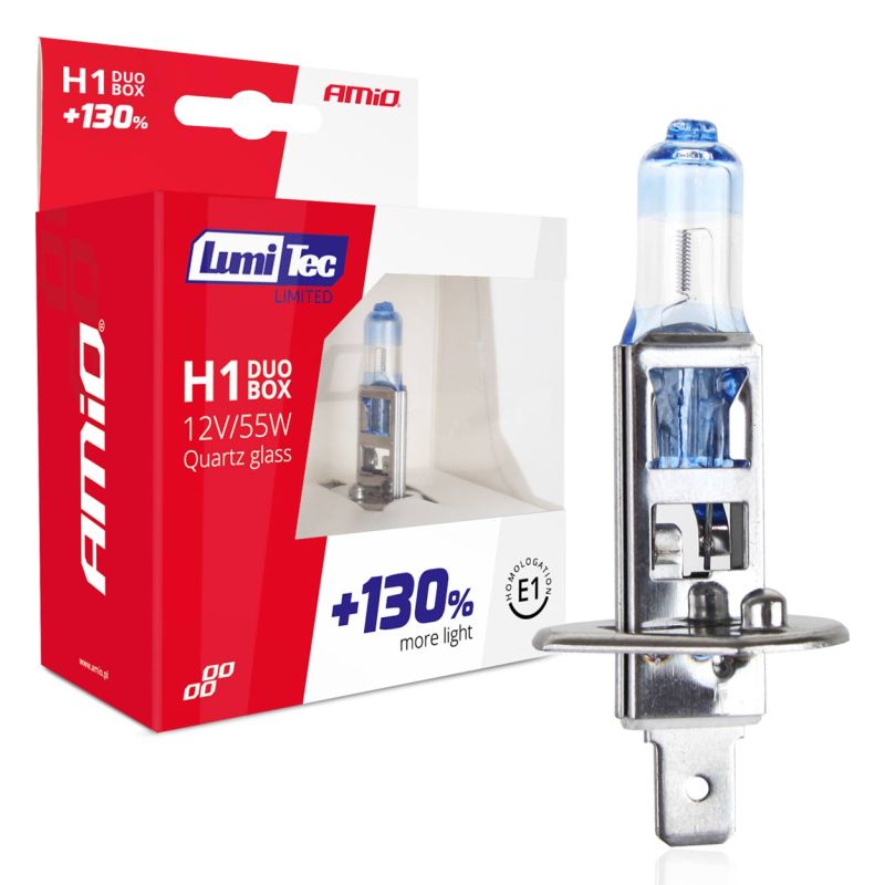 2 x H1 12V 55W LumiTec LIMITED +130% Halogen Scheinwerfer Lampe High Low Beam Autolichter Fahrzeug LKW PKW  