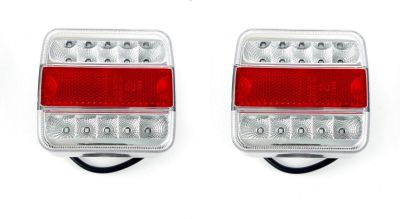 2 x Trailer lights,Tail truck light  ,Marker lights left right  Bus Van 14Led 12v