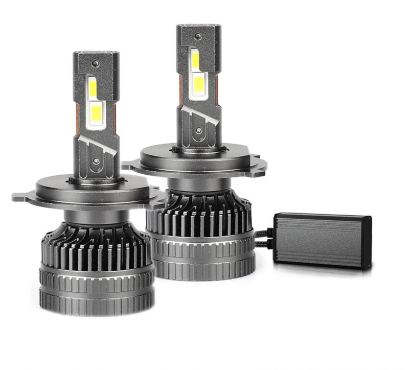 2 x LED H4 12V 120W 13000lm Ljus Lampa Bilstrålkastare Lyspærer Strålekaster Lasbil Moto Hi/Low Beam 6000K 12V 24V
