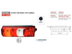 Izquerda Luz Luces Lampara Trasera Faro Piloto para Mercedes Actros MP4 Camion con Enchufe E9