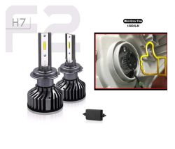 2 x LED F2 H7 12v/24V 72W 10000LM Headlights Bulbs Lamp Car Truck Lorry Lights Vehicle 