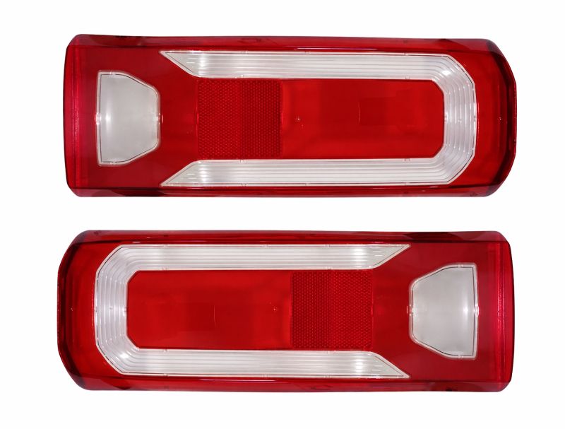 2 x Lens Tail Reverse lights Truck Trailer Glass for Trailer Camion Truck Mercedes Actros MP5 E9