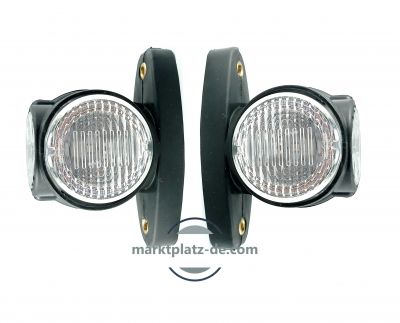 2 x led Luces laterales de remolque camiones  e-marca 12v 24v