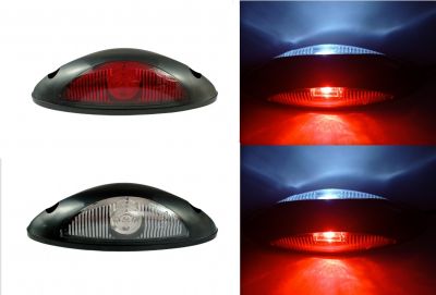 LED Umrissleuchte 12v 24v Beleuchtung Wohnmobil PKW Anhänger Rot Weiss 