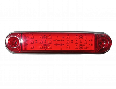 18 Led Luz Marcador lateral ,Indicadora remolque Camión Rojo 12v 24v