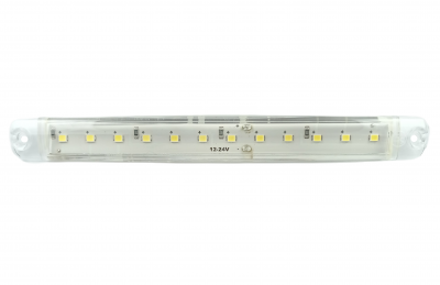 12 Led Luces Marcador 12V 24V Blanco Indicadora Remolque Camiónes E9