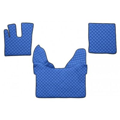 DAF XF 106 Automat Blau Leder Matten Fußmatten Autoteppiche LKW