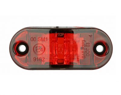 2 LED Luces 24v Gabarit Posicion Camion Rojo
