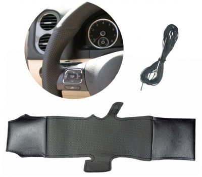 Housse de Volant pour VW PASSAT B7 Amarok Polo Eco cuir 2011-2014 pour la couture