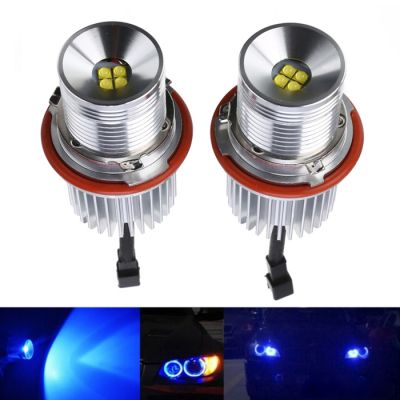 2 x marqueur LED Angel Eyes 25W Bleu pour E39 E53 E60 E61 E64
