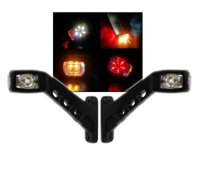 2 x Led Position Side Stalk marker indicator Lights  E20 12V 24V