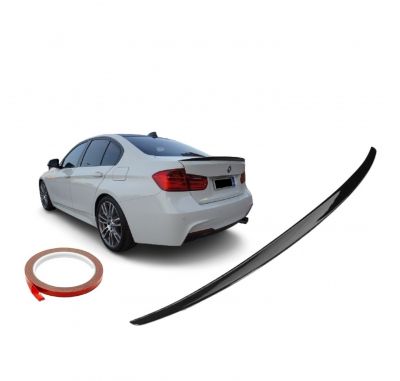 Spoiler Lip for BMW F30 Glossy Black Rear Trunk Wing Lid 