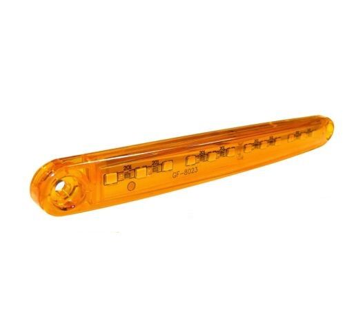 12 Led Sidomarkeringsljus,Positionsljus Lastbil Slapvagn 24v Orange 160mm