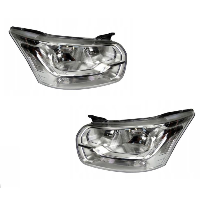 2 x Ford Transit 2014+ V363 Headlights Headlamp Front Lights Right Left Electric with Motor