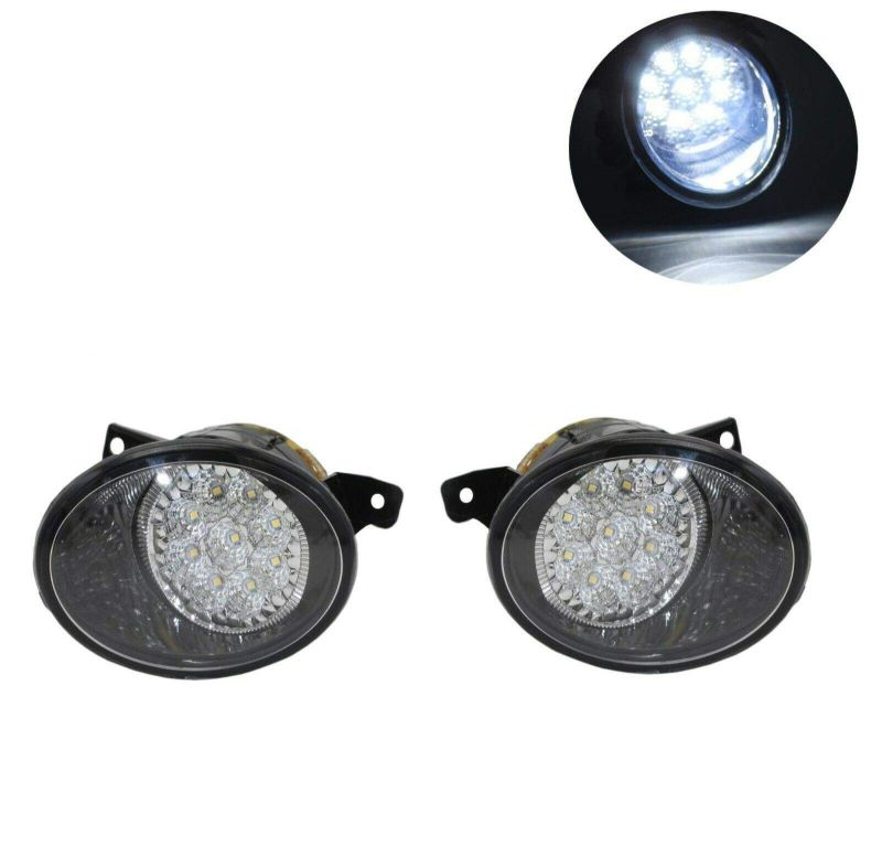 2 x LED Fog Lights Halogen Headlights Headlamp Front for VW Transporter T5 Facelift ,Caravelle 2010+