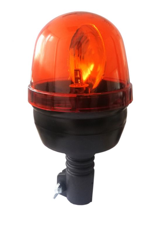 Warning Light  Beacon Flashing Strobe Lamp H1 Bulb Orange 135mm 12V 24V