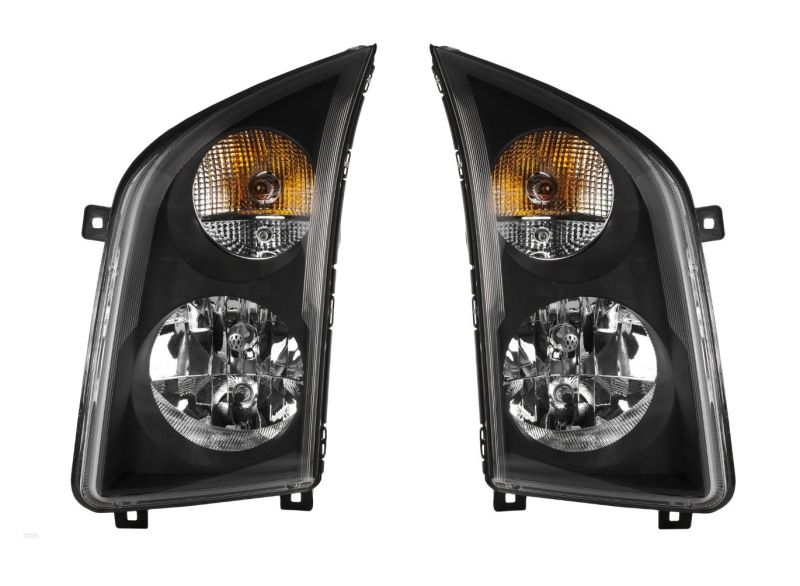 2 x VW CRAFTER 2006-2014 Frontlykter Fjernlys Venstre Hoyre DRL Handbok unten Motor