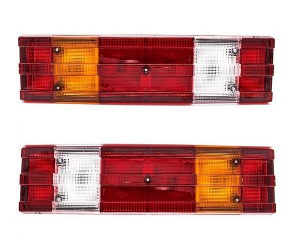 2 x Set Back Light Rear Reverse Tail Truck Light Left Right for Mercedes Vario,Sprinter,Actros,Atego, Axor With socket