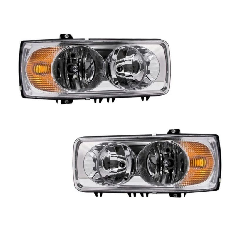 Set DAF XF/CF/LF 2003-2015 Truck Headlights Headlamp Front Lights Right Left Manual Regulation