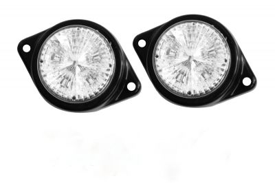 2 pieces x 5 LED lamp 12V lamp  White Clearance Marker Light Truck