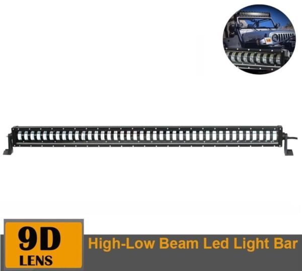 9D LED Bar Ekstralys LED BAR 114cm Hi/Lo 256O0Lm 320W 10-30V Arbeidslys Lysbar Bil SUV 