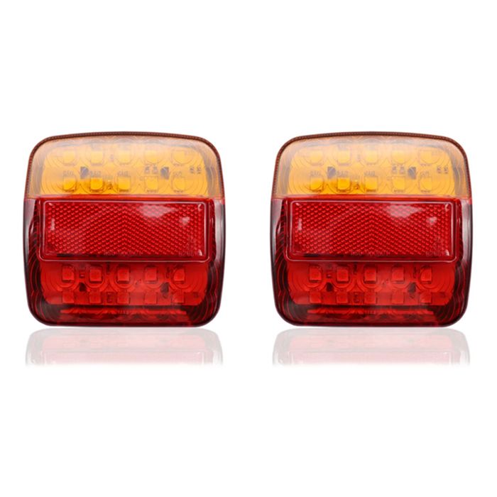 2 x 26 LED Heckleuchten Rückleuchten für LKW und Anhänger 12v