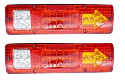 2 x Anhänger Wohnwagen Lkw Rücklicht  licht links rechts Iveco,Man,Vw Led Van  12/24 V
