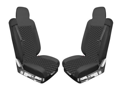 Huse Scaune pentru RENAULT T 2015-2021 Camioane Negru Piele 