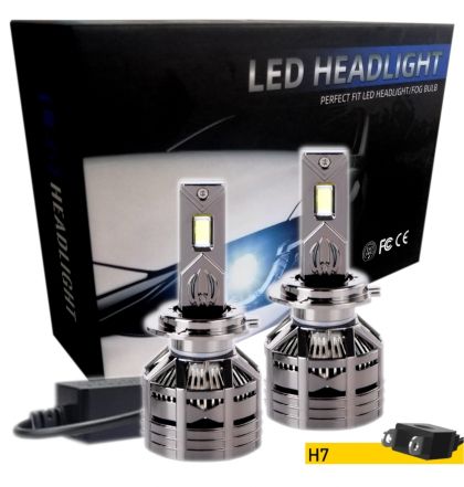 2 x H7 12V 24000lm LED 240W Canbus Lumini Lampa Faruri Becuri Bec Auto Camoin Moto 