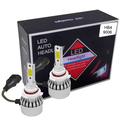 2 x COB LED HB4 9006 12V 7600LM 72W Headlights Bulbs Lamp Car Truck Lorry Lights Vehicle Hi/Low Beam
