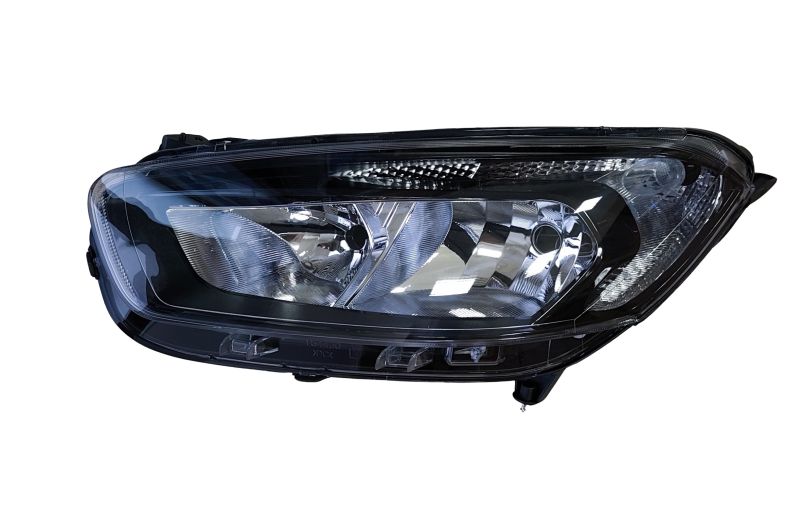 Gauche Ford Transit Courier 2018+ Noir Phares Feux Lampe Avant Electrique avec Moteur 