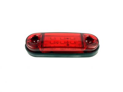 Side Marker light Indicator Trailer Truck 9 LED Red 12v