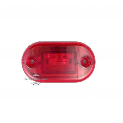 2 LED Mini Light  Position Side Marker Clearance Truck,Trailer Red 12v 24v