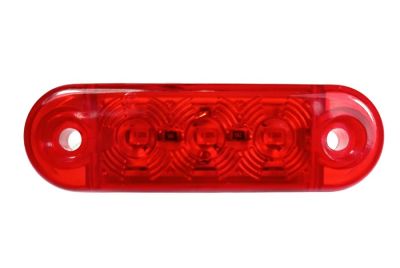 3 LED Mini Side Clearance Marker light Indicator Trailer Truck Red Man Daf Scania Iveco 12/24v