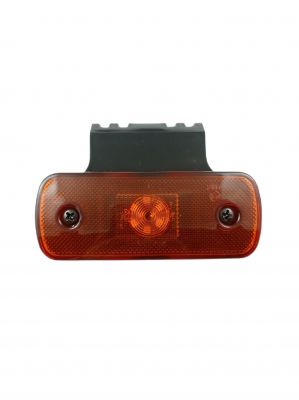 LED E9 Anhänger PKW LKW Seitenmarkierungsleuchten Lampe Orange Reflektor 12V 24V