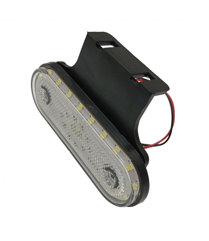 LED Trailer Truck Caravan Side Marker lights White Reflector