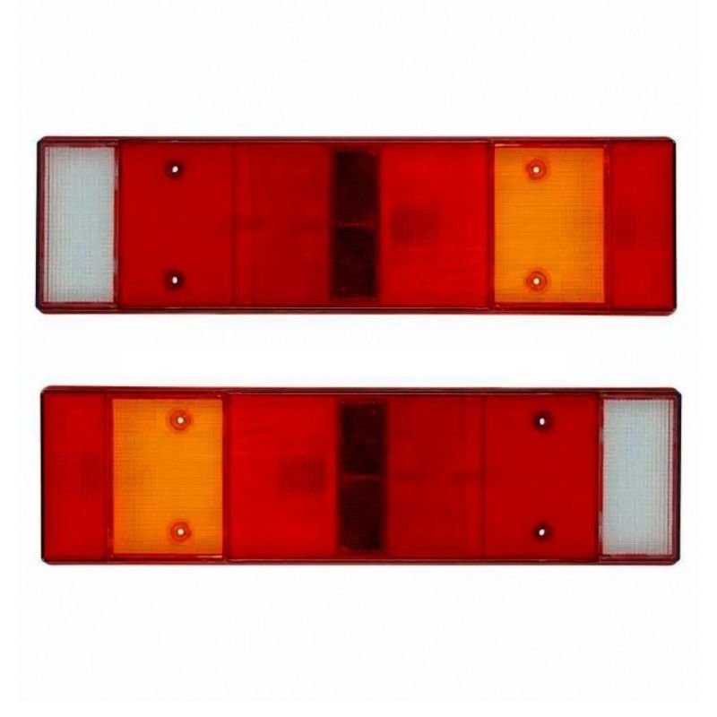 2 x Lens Tail Reverse lights Truck Trailer Glass for Renault,Volvo,Scania,Iveco,DAF,MAN