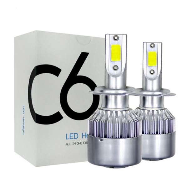 LED H7 Feux, ampoules à LED, feux de voiture, feux de véhicule 72w