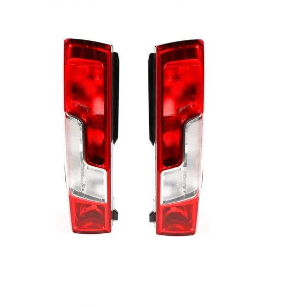 Citroen Jumper Relay 2014Up ABS Chrome Rear Lamp Rim Cover 2pcs