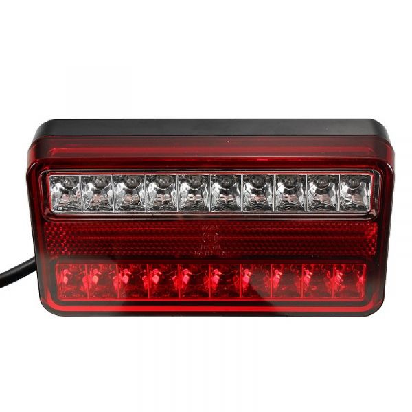 2 Stück LED-Anhängerlicht, 12 V LED-Rücklicht, Anhängerlicht mit  Kennzeichenbeleuchtung, LED-Anhängerlicht, geeignet für Wohnmobile/