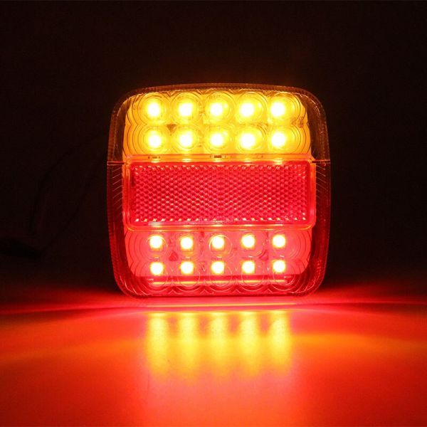 Wireless-LED Magnetische Anhänger Rücklicht Lkw Hinten Licht Signal Warnung  Bremsleuchte Für Das Abschleppen Anhänger Camper Lkw Caravan RV - AliExpress