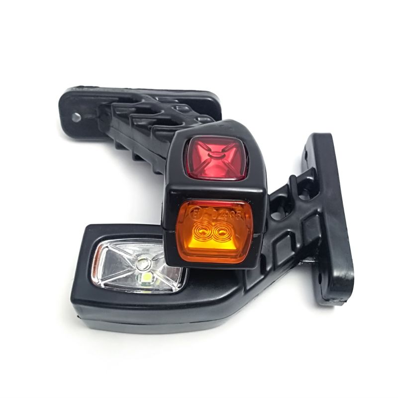 thumbnail image 2 of PARLEX Side Marker Trailer Light Set – Left & Right – 12V 24V SMD LED – Black ABS 2 of 4