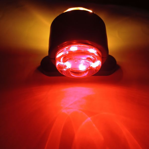2 x 12 LED Begrenzungsleuchten Positionsleuchten leuchten Anhänger Lkw Rot / Gelb 12/24v
