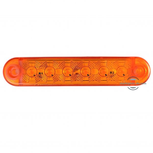 2x LED 12V 24V Begrenzungsleuchte Umrissleuchte LKW Positionsleuchte Gelb Orange 