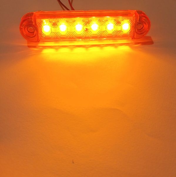 Kaufe 36W LKW-Anhänger-Seitenmarkierungsanzeiger Licht Auto-Seitenblitz-Signalleuchte  LED 12V-24V Warnlampe Gelb Weiß Blinklichter