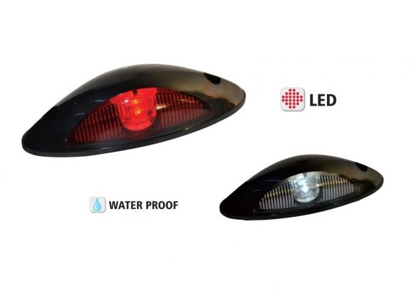 umrissleuchte led rot/weiss 12.0017.300 920720
