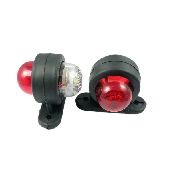 LED Positionsleuchte, Schluß/Begrenzungsleuchte rot, klein und rund, LED-Technik, Begrenzungs- und Positionsleuchten, Fahrzeugbeleuchtung, ONLINESHOP