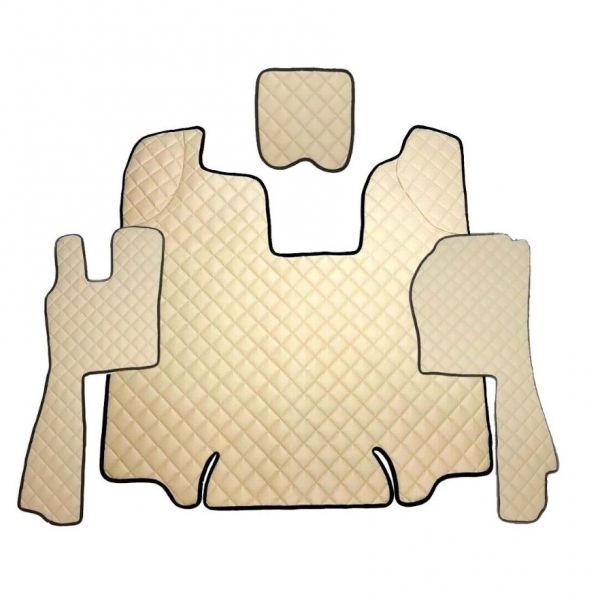 ~ ECO LEATHER ~ ENGINE COVER AND FLOOR FOR IVECO 2013 # EUROPEAN VERSION # 