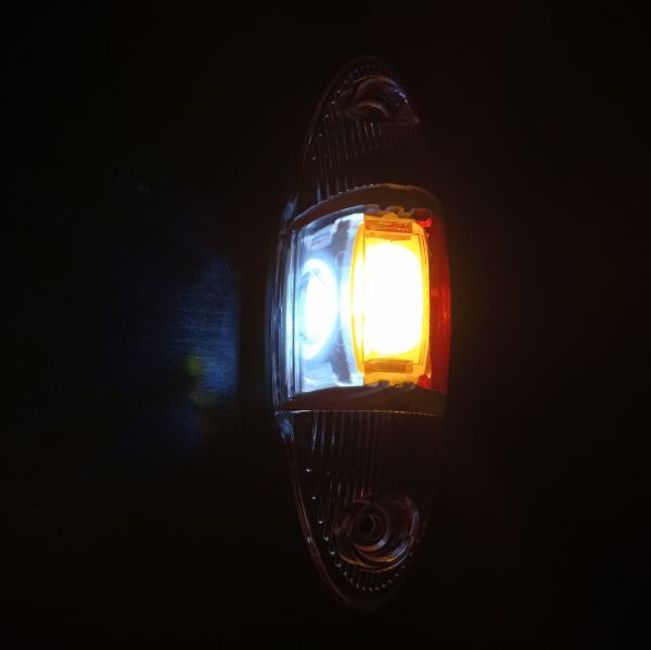 LED Begrenzungsleuchten 12v 24v Beleuchtung Lampe Wohnmobil PKW LKW  Anhänger Rot Weiß Orange